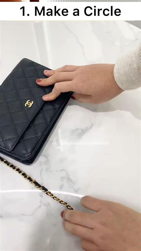 how to shorten chanel woc chain|Chanel woc wallet.